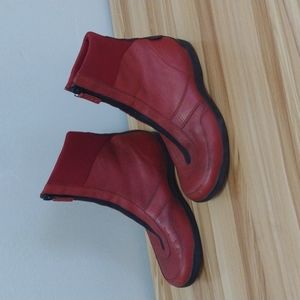 Cole Haan Nike Air G series red boots